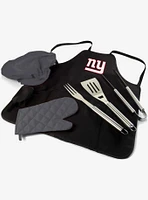 NFL New York Giants BBQ Apron Tote Grill Set