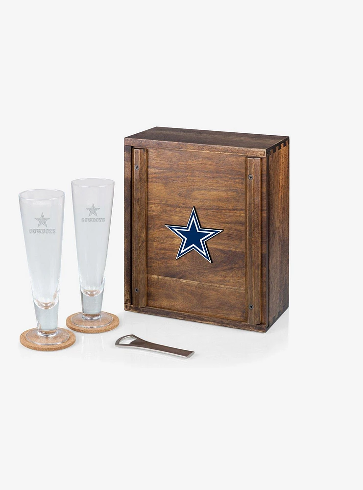 NFL Dallas Cowboys Pilsner Glass Gift Set