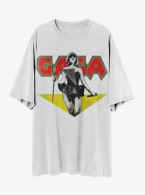 Lady Gaga Glam Portrait Relaxed Fit Girls T-Shirt