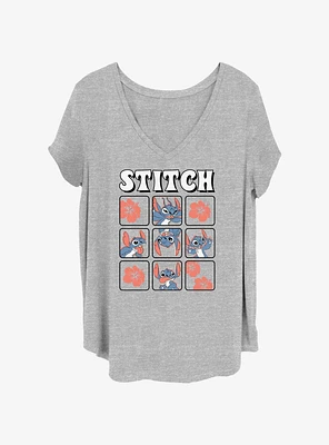 Disney Lilo & Stitch Tropical Boxes Girls T-Shirt Plus