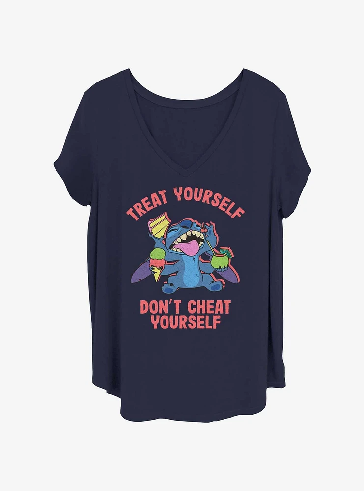 Disney Lilo & Stitch Treat Yourself Girls T-Shirt Plus