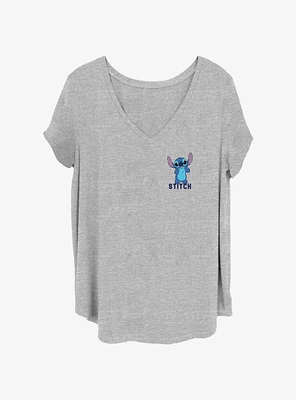 Disney Lilo & Stitch Pocket Pose Girls T-Shirt Plus