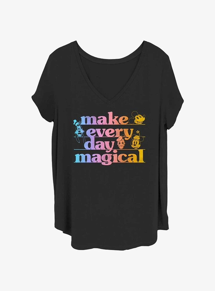 Disney Mickey Mouse Make Everyday Magical Girls T-Shirt Plus