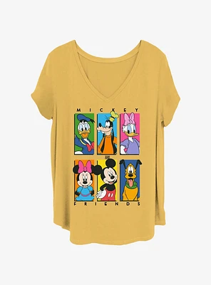 Disney Mickey Mouse Six Up Girls T-Shirt Plus