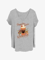 Disney Minnie Mouse Pumpkin Spice Girls T-Shirt Plus