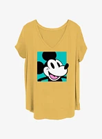 Disney Mickey Mouse Dis Simple Head Girls T-Shirt Plus