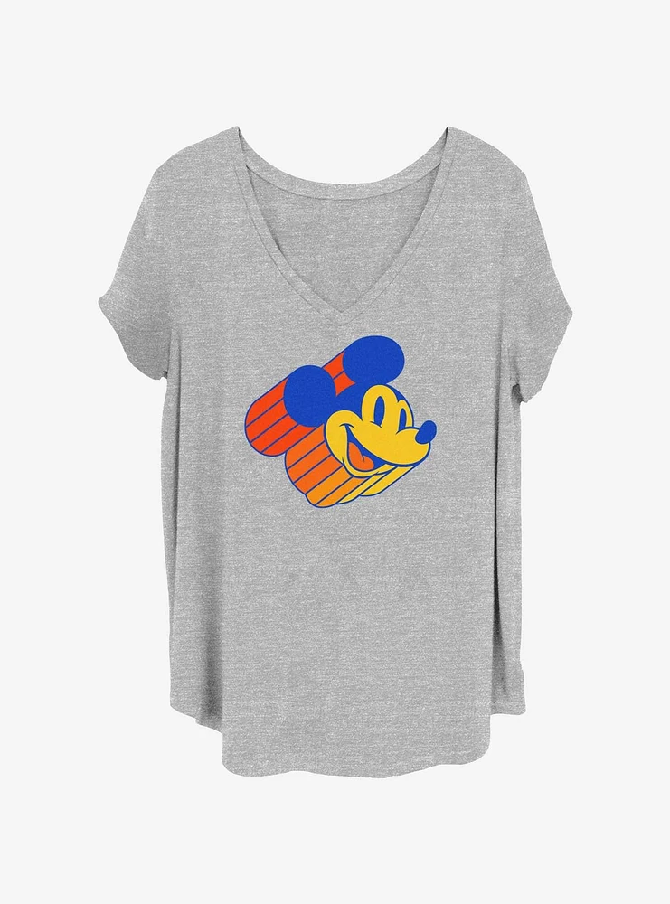 Disney Mickey Mouse Pop Head Girls T-Shirt Plus