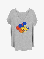 Disney Mickey Mouse Pop Head Girls T-Shirt Plus