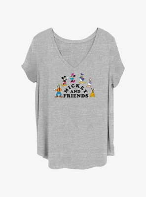 Disney Mickey Mouse & Friends Arch Girls T-Shirt Plus