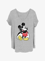 Disney Mickey Mouse Standing Vampire Girls T-Shirt Plus