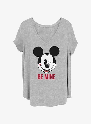 Disney Mickey Mouse Be Mine Girls T-Shirt Plus