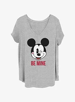 Disney Mickey Mouse Be Mine Girls T-Shirt Plus