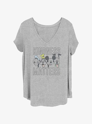 Disney Mickey Mouse Kindness Matters Girls T-Shirt Plus