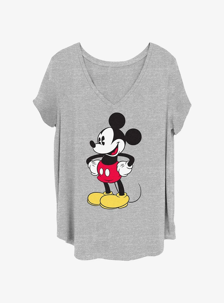 Disney Mickey Mouse Hip Pose Girls T-Shirt Plus