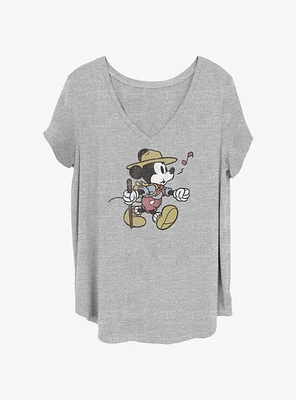 Disney Mickey Mouse Dis Likes Hikes Girls T-Shirt Plus