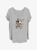 Disney Mickey Mouse Dis Likes Hikes Girls T-Shirt Plus