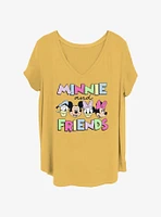 Disney Minnie Mouse & Friends Girls T-Shirt Plus