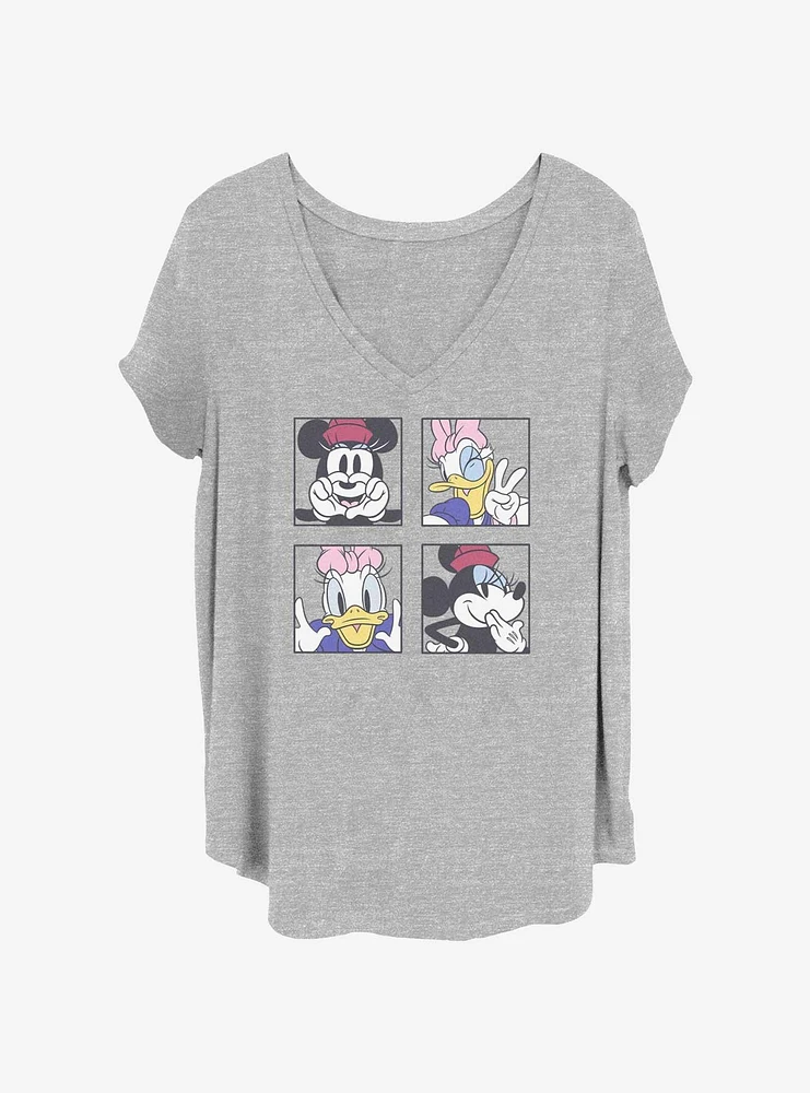 Disney Minnie Mouse & Daisy Duck Selfies Girls T-Shirt Plus