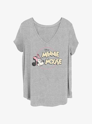 Disney Minnie Mouse Retro Girls T-Shirt Plus