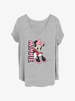 Disney Minnie Mouse Lean Pose Girls T-Shirt Plus