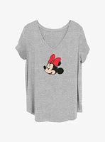 Disney Minnie Mouse Smile Pose Girls T-Shirt Plus