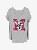 Disney Minnie Mouse Big M Megaphone Girls T-Shirt Plus