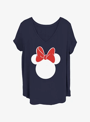 Disney Minnie Mouse Classic Ears Girls T-Shirt Plus