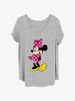 Disney Minnie Mouse Heel Pose Girls T-Shirt Plus