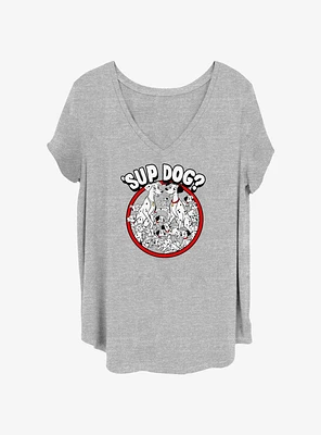 Disney 101 Dalmatians Sup Dog Girls T-Shirt Plus