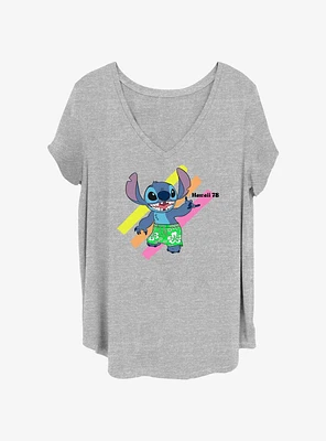 Disney Lilo & Stitch Hawaii 78 Girls T-Shirt Plus