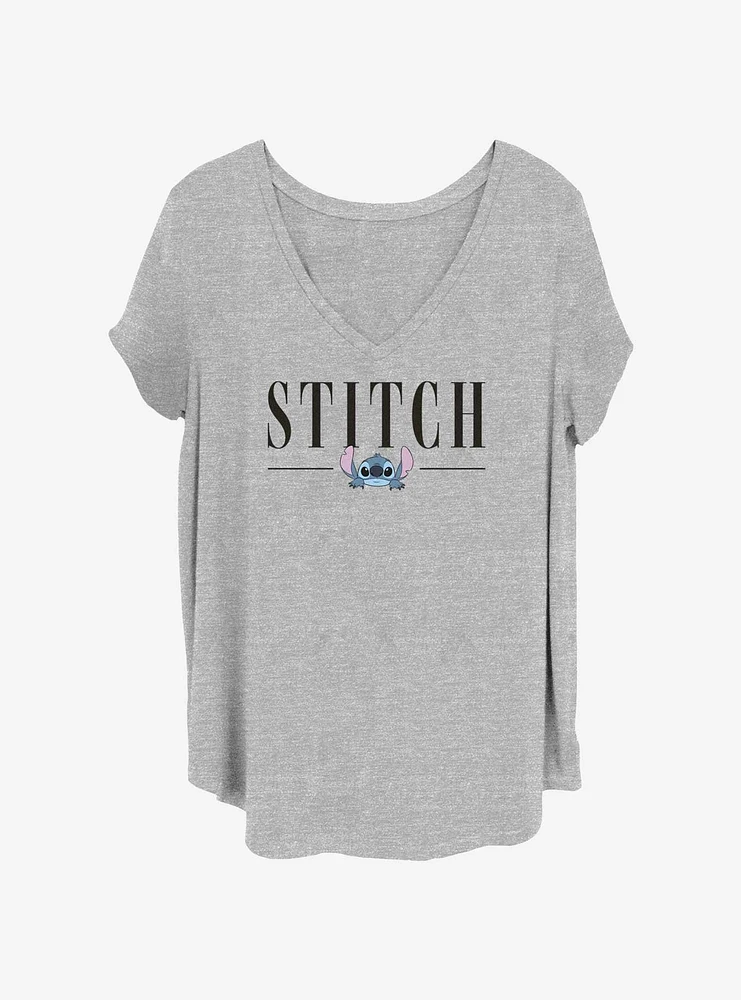 Disney Lilo & Stitch Title Girls T-Shirt Plus