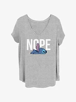 Disney Lilo & Stitch Nope Girls T-Shirt Plus