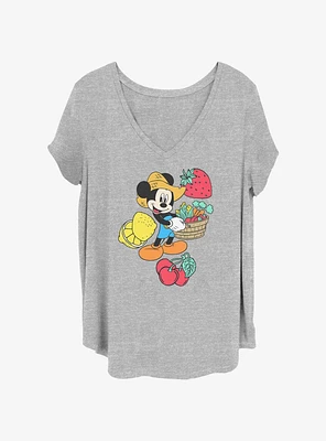 Disney Mickey Mouse Farmer Girls T-Shirt Plus