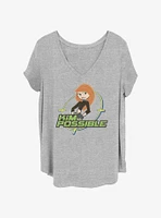 Disney Kim Possible Target Pose Girls T-Shirt Plus