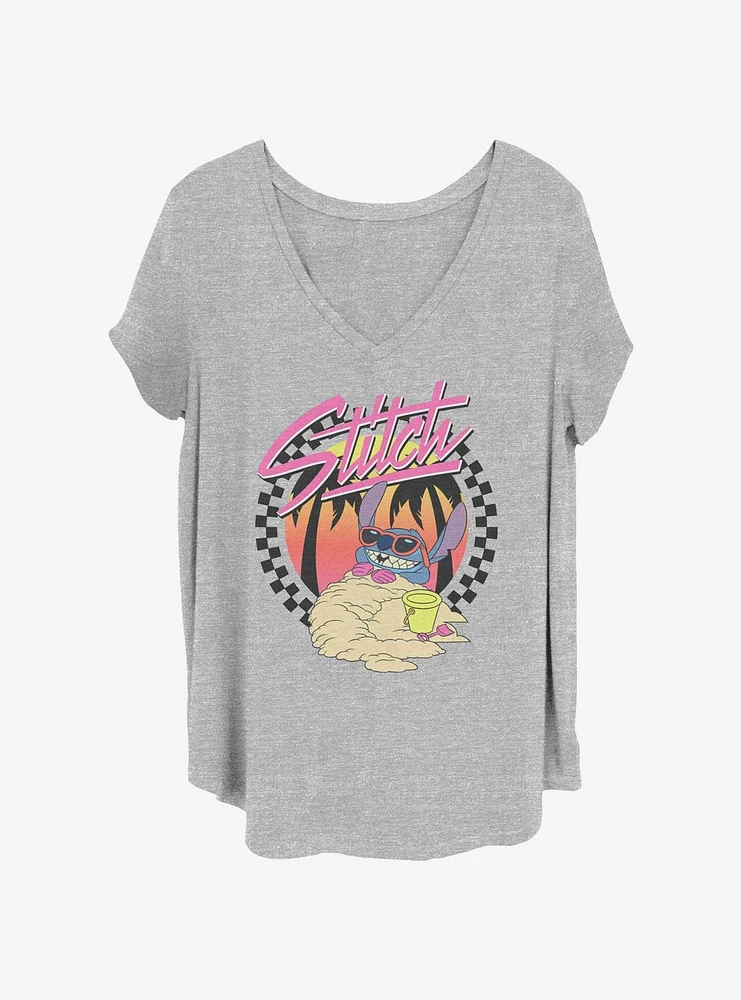 Disney Lilo & Stitch Sunset Girls T-Shirt Plus