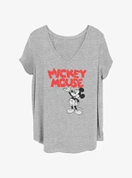 Disney Mickey Mouse Pose Girls T-Shirt Plus