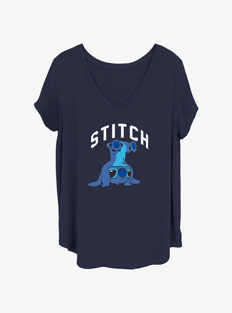 Disney Lilo & Stitch Upside Down Girls T-Shirt Plus