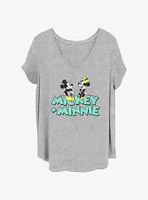 Disney Mickey Mouse & Minnie Loves Girls T-Shirt Plus