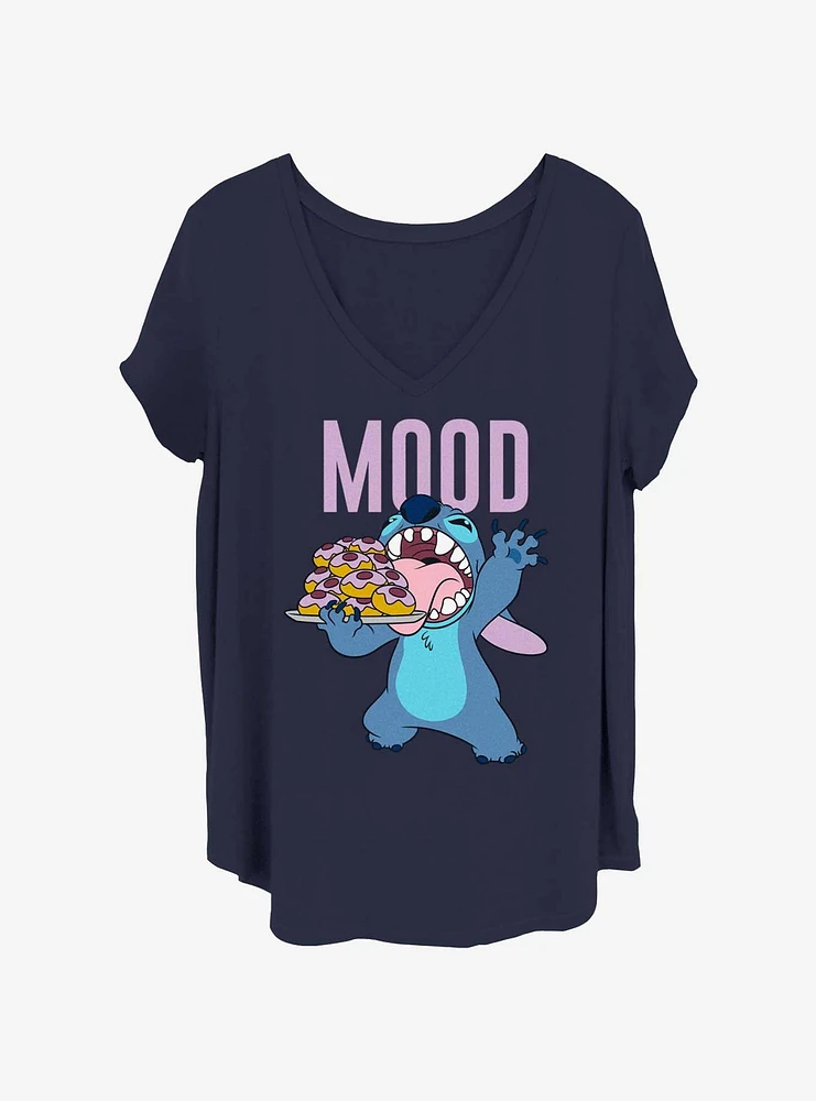 Disney Lilo & Stitch Sweet Tooth Mood Girls T-Shirt Plus