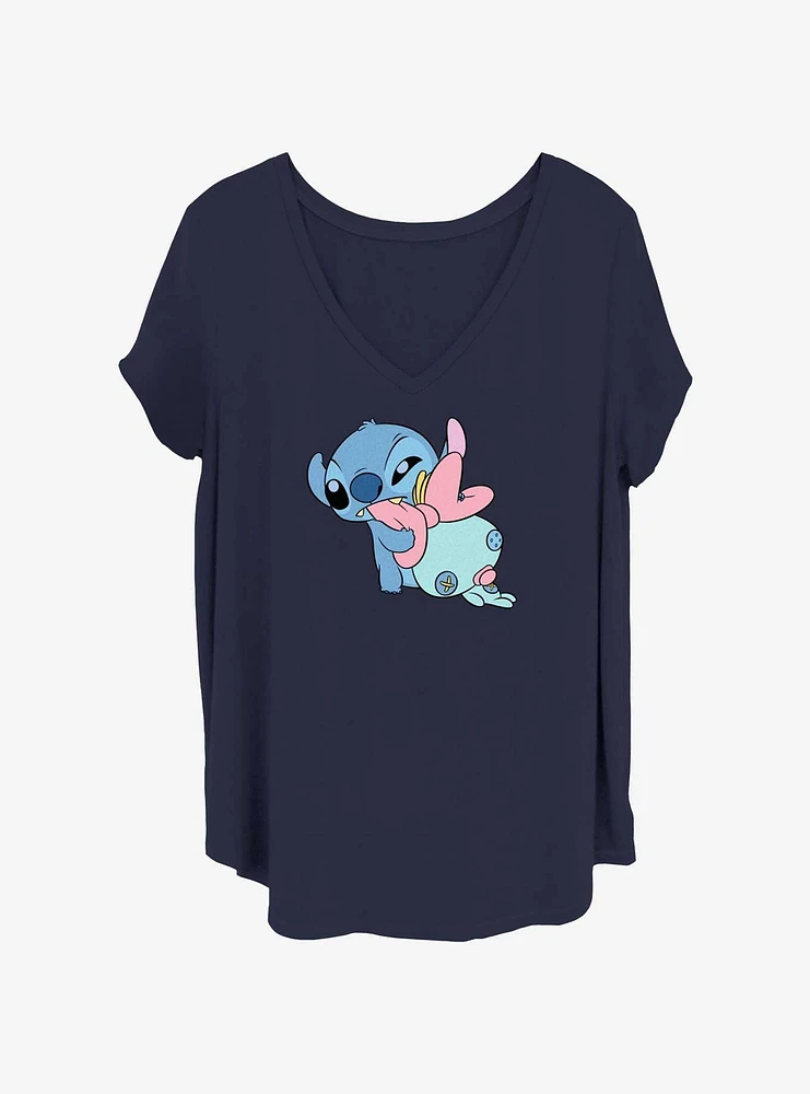 Disney Lilo & Stitch Scrump Baby Bff Girls T-Shirt Plus