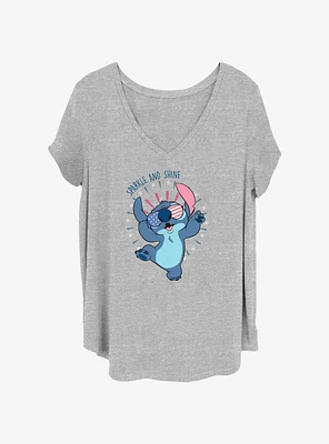 Disney Lilo & Stitch Sparkle And Shine Girls T-Shirt Plus