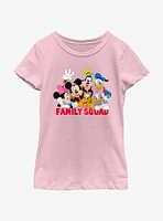 Disney Mickey Mouse Family Squad  Youth Girls T-Shirt