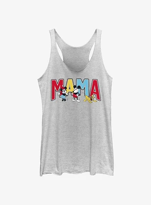 Disney Mickey Mouse Mama Collegiate Womens Tank Top