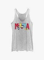 Disney Mickey Mouse Mama Collegiate Womens Tank Top