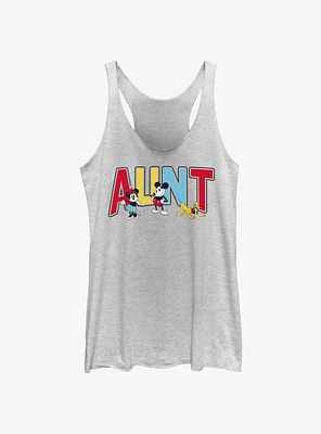 Disney Mickey Mouse Aunt Collegiate Womens Tank Top