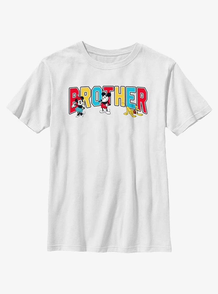 Disney Mickey Mouse Brother Collegiate Youth T-Shirt