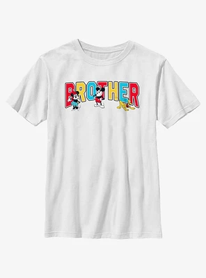 Disney Mickey Mouse Brother Collegiate Youth T-Shirt