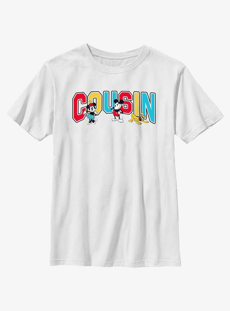 Disney Mickey Mouse Cousin Collegiate Youth T-Shirt