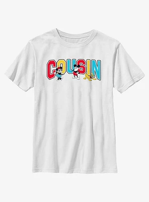 Disney Mickey Mouse Cousin Collegiate Youth T-Shirt