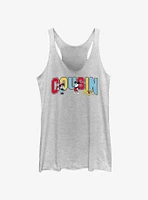 Disney Mickey Mouse Cousin Collegiate Womens Tank Top